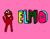 Dibujo Elmo pintado por BRUJATA