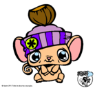 Dibujo Ratoncito Littlest Pet Shop pintado por irati