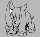 Dibujo Rinoceronte II pintado por rinoceronte