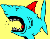 Dibujo Tiburón pintado por braian