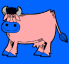 Dibujo Vaca pintado por relaiza