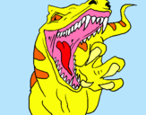 Dibujo Velociraptor II pintado por chilam