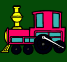 Dibujo Tren pintado por chucu       