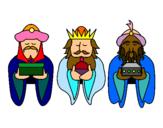 Dibujo Los Reyes Magos 4 pintado por tvillafresno