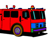 Dibujo Camión de bomberos pintado por 250252