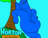 Dibujo Horton pintado por tecdemonterr
