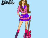 Dibujo Barbie rockera pintado por Lady_Sari