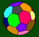 Dibujo Pelota de fútbol II pintado por hjkhgggh