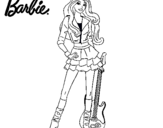 Dibujo Barbie rockera pintado por ggfgdgd