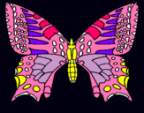 Dibujo Mariposa 5 pintado por molita