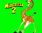 Dibujo Madagascar 2 Melman pintado por javiervega