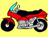 Dibujo Motocicleta pintado por bernardito