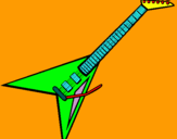 Dibujo Guitarra eléctrica II pintado por gtgrmCR7