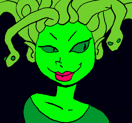 Mujer medusa