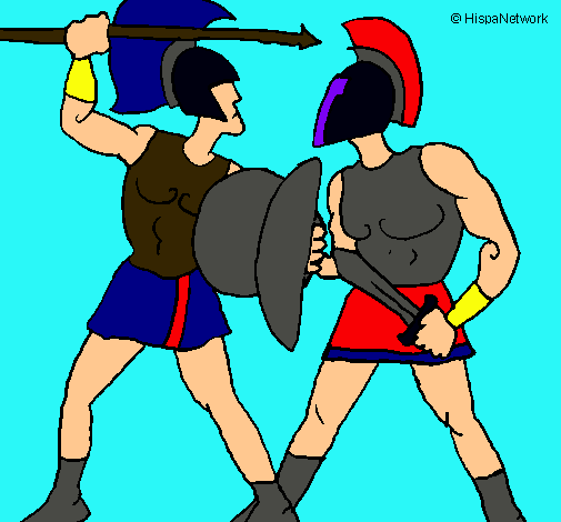 Lucha de gladiadores