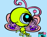 Dibujo Mariposa Littlest Pet Shop pintado por anlly05