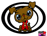 Dibujo Perrito Littlest Pet Shop pintado por marimela99