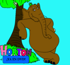 Dibujo Horton pintado por monserr