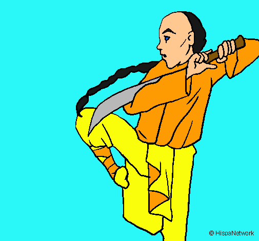 Dibujo Kung fu pintado por dany_miley