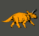 Dibujo Triceratops pintado por aviatur
