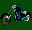 Dibujo Moto pintado por jojooooooo