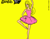 Dibujo Barbie bailarina de ballet pintado por 859659484995