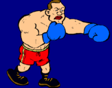Dibujo Boxeador pintado por leugim