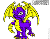 Dibujo Spyro pintado por sandrafr