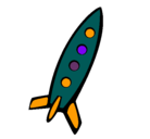 Dibujo Cohete II pintado por maralbert