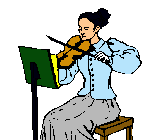 Dama violinista