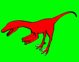 Dibujo Velociraptor II pintado por lautyy