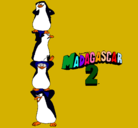 Dibujo Madagascar 2 Pingüinos pintado por frin487