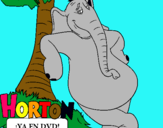 Dibujo Horton pintado por hermosita