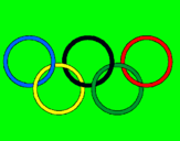 Dibujo Anillas de los juegos olimpícos pintado por eduardo51