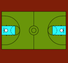 Dibujo Cancha pintado por esmeralditas