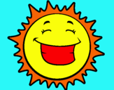 Dibujo Sol sonriendo pintado por yii86guio8te