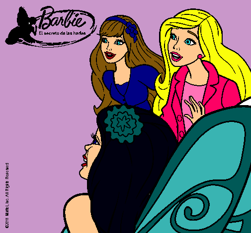 Barbie y sus amigas sorprendidas