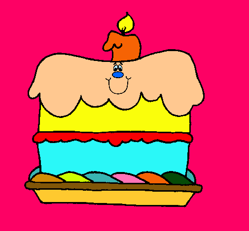 Pastel de cumpleaños