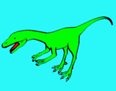 Dibujo Velociraptor II pintado por zair
