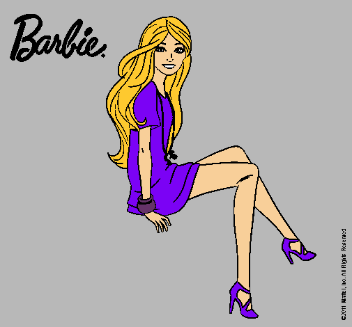 Barbie sentada