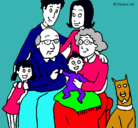 Dibujo Familia pintado por nur7