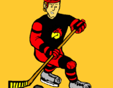 Dibujo Jugador de hockey sobre hielo pintado por Gerardo222
