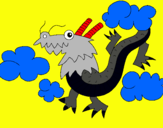 Dibujo Dragón chino pintado por Felipe7