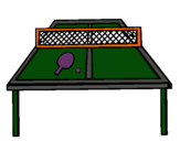 Dibujo Tenis de mesa pintado por meliverdun