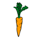 Dibujo zanahoria pintado por monicaps