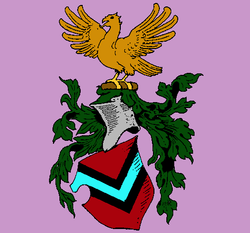 Escudo de armas y aguila 