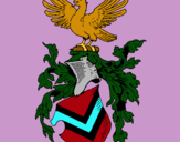 Dibujo Escudo de armas y aguila  pintado por Adelpho