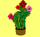 Dibujo Flores de cactus pintado por MAGGYTHA1