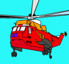 Dibujo Helicóptero al rescate pintado por javieryust