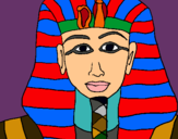Dibujo Tutankamon pintado por laurita11
